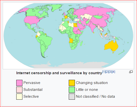 World Censorship Wikipedia
